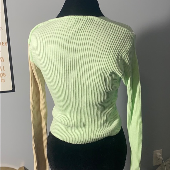 Asos Colorblock Button-Up Cardigan - Picture 2 of 4